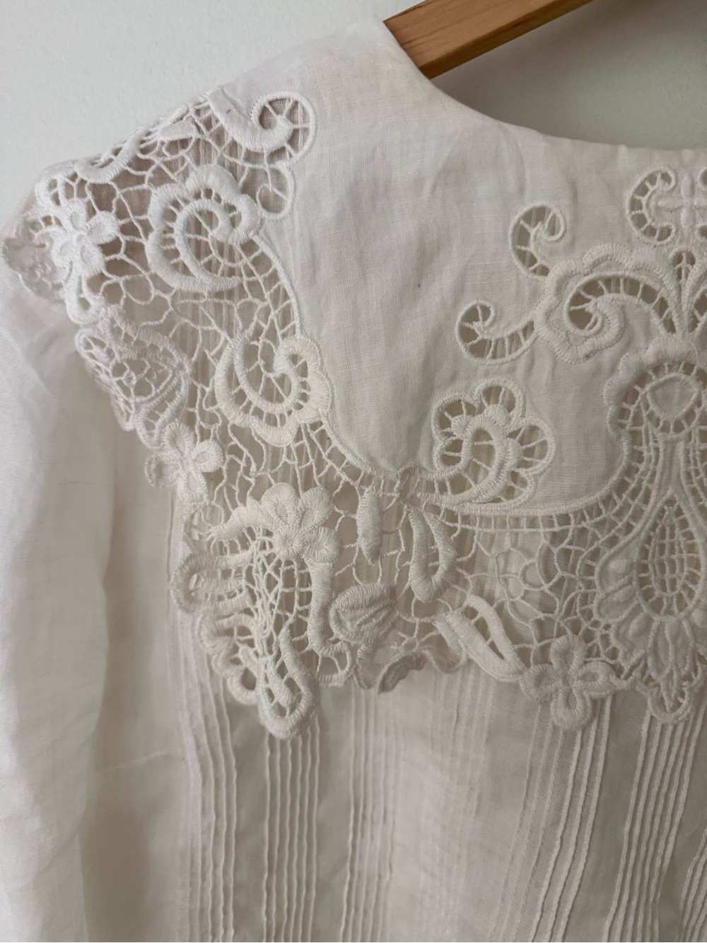 Doen heirloom etienne top in salt size xs - Picture 3 of 6